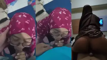 Jilbab Kacamata Membuat Genjotan Tak Tertahan